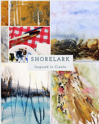 Shorelark Watercolour & Mixed Media Workshops for Well-being